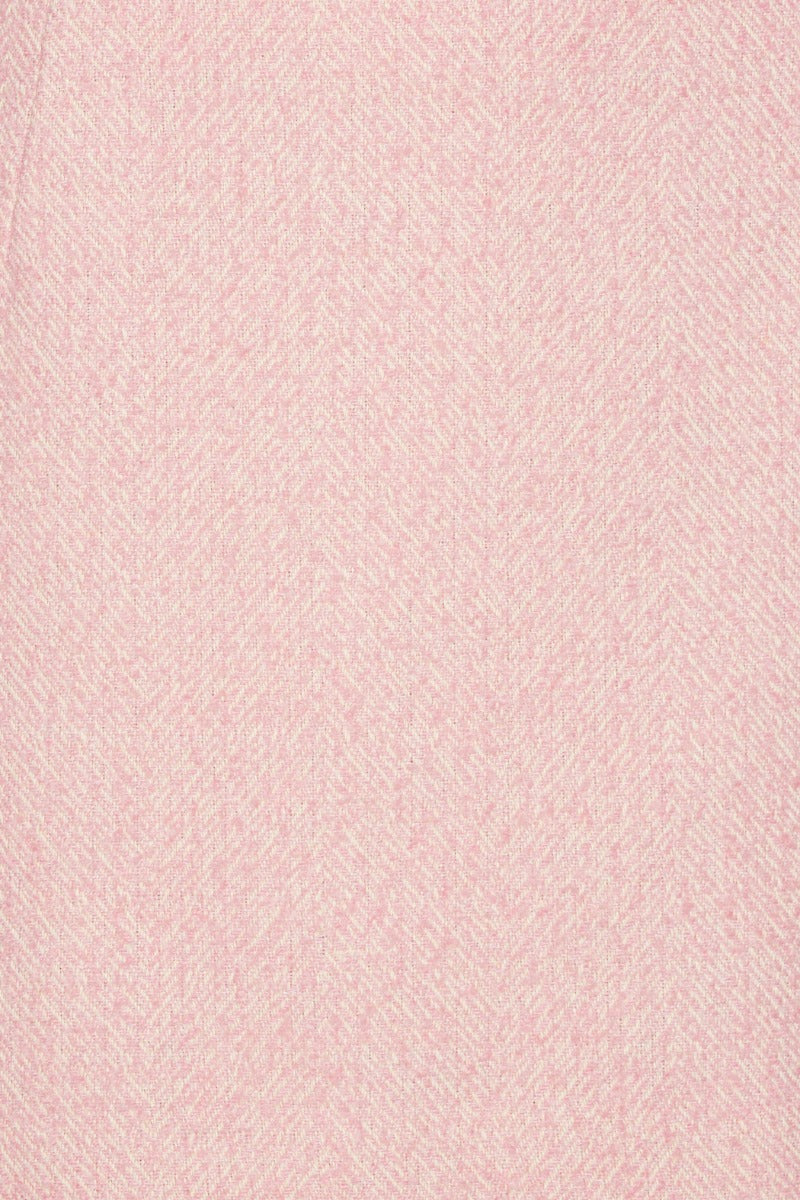 Boucle Mini Skirt Pink