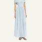 Off-shoulder Maxi Dress Light Blue