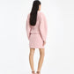 Cocoon Sleeved Jacket Pink