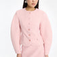 Cocoon Sleeved Jacket Pink