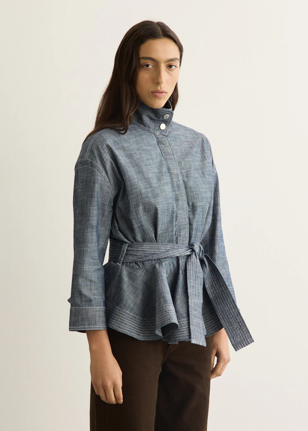 Jacquemus Belted Peplum Jacket