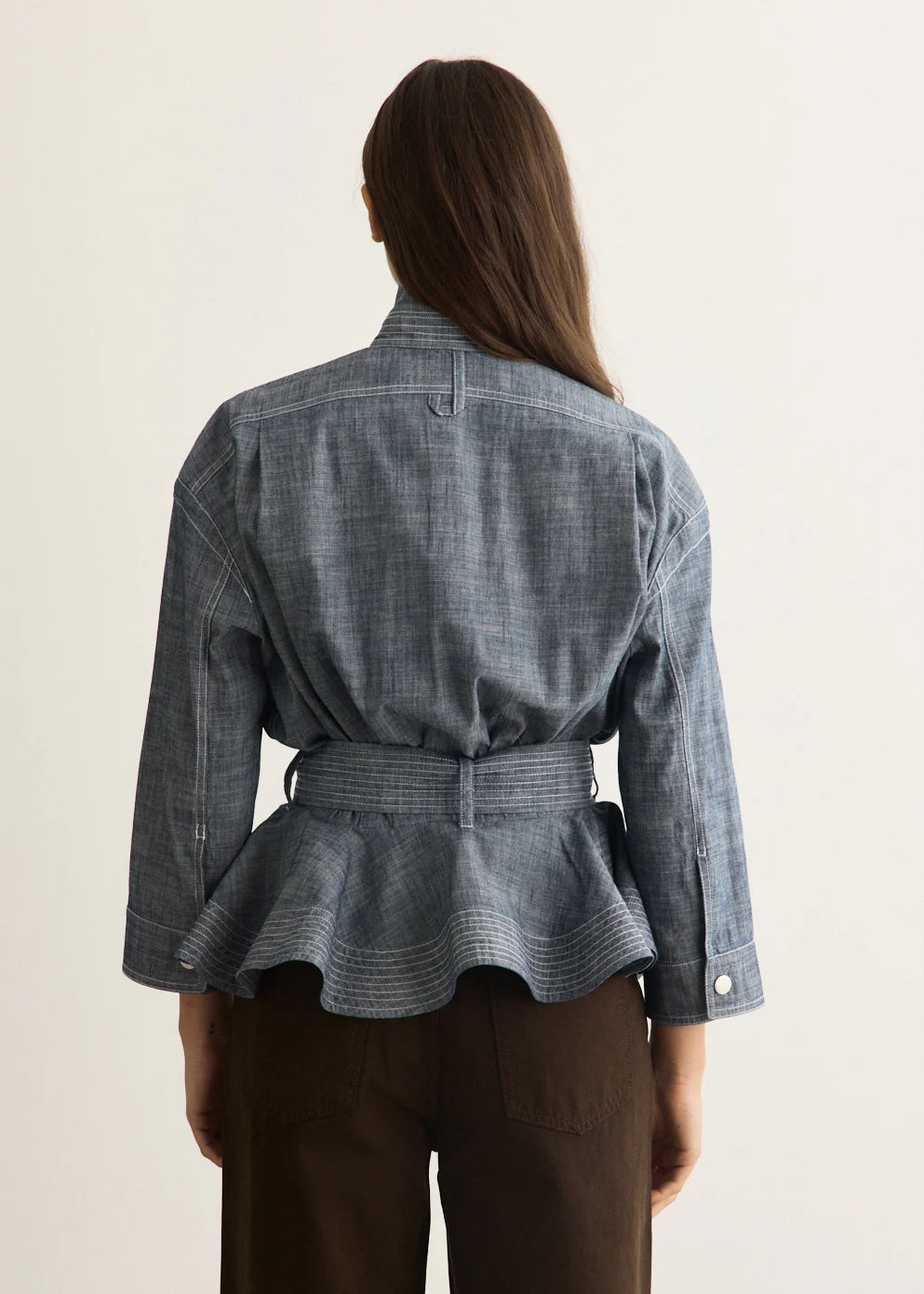 Jacquemus Belted Peplum Jacket