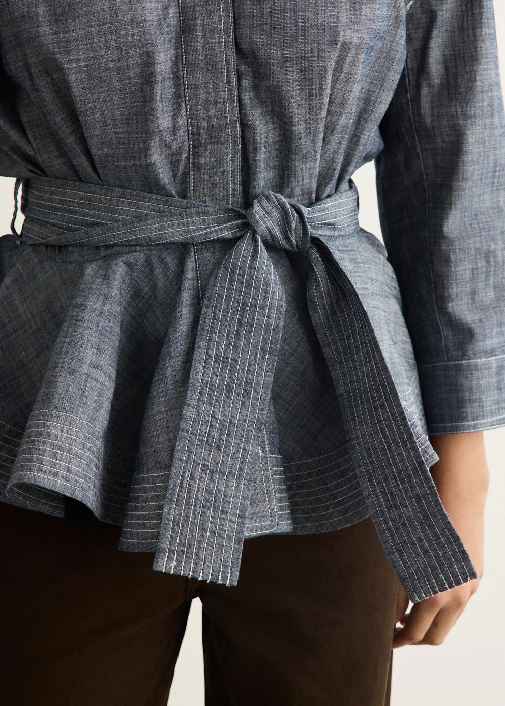 Jacquemus Belted Peplum Jacket